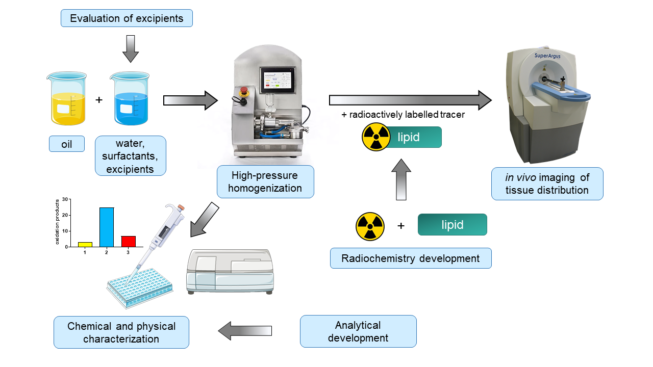 Enlarged view: Steps towards formulation optimization of lipid emulsions